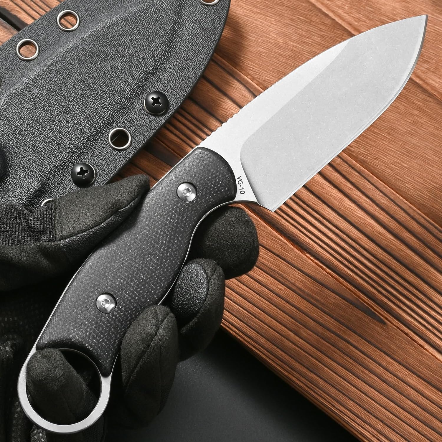 Bushcraft Knife Fixed - Eafengrow FF116 Sabit Bıçaklı Bıçak VG10