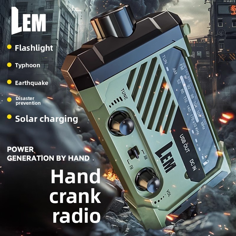 Solar Emergency Charger - Hayatta Kalma Radyosu - Acil Durum
