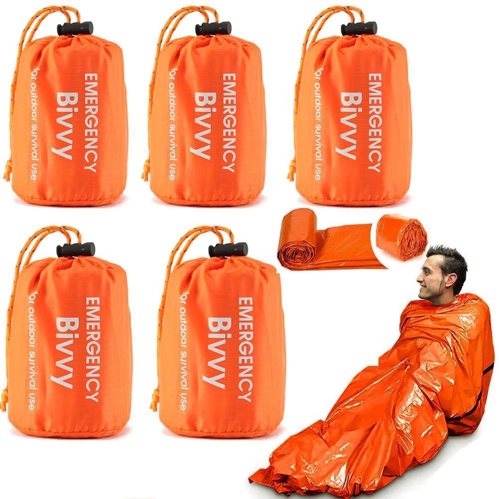 Bivy Bag Emergency - 1-5 Paket Acil Uyku Tulumu Termal