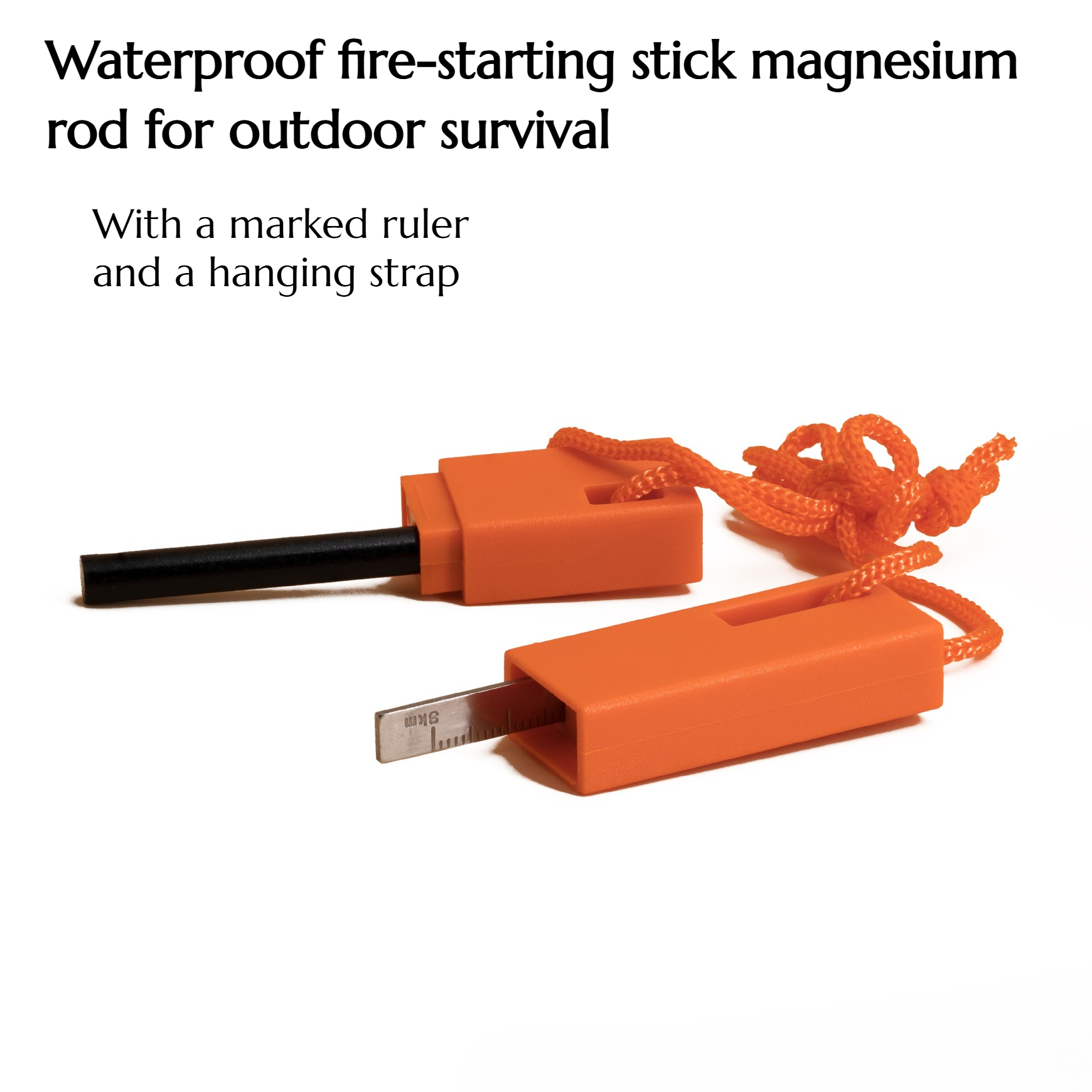 Magnesium Fire Starter - 5 adet açık havada hayatta kalma