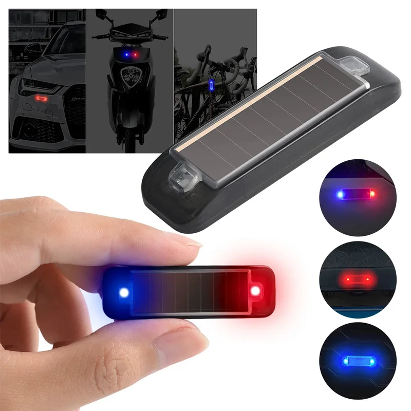 Sos Light Strobe - Mini LED güneş enerjisi araba uyarı