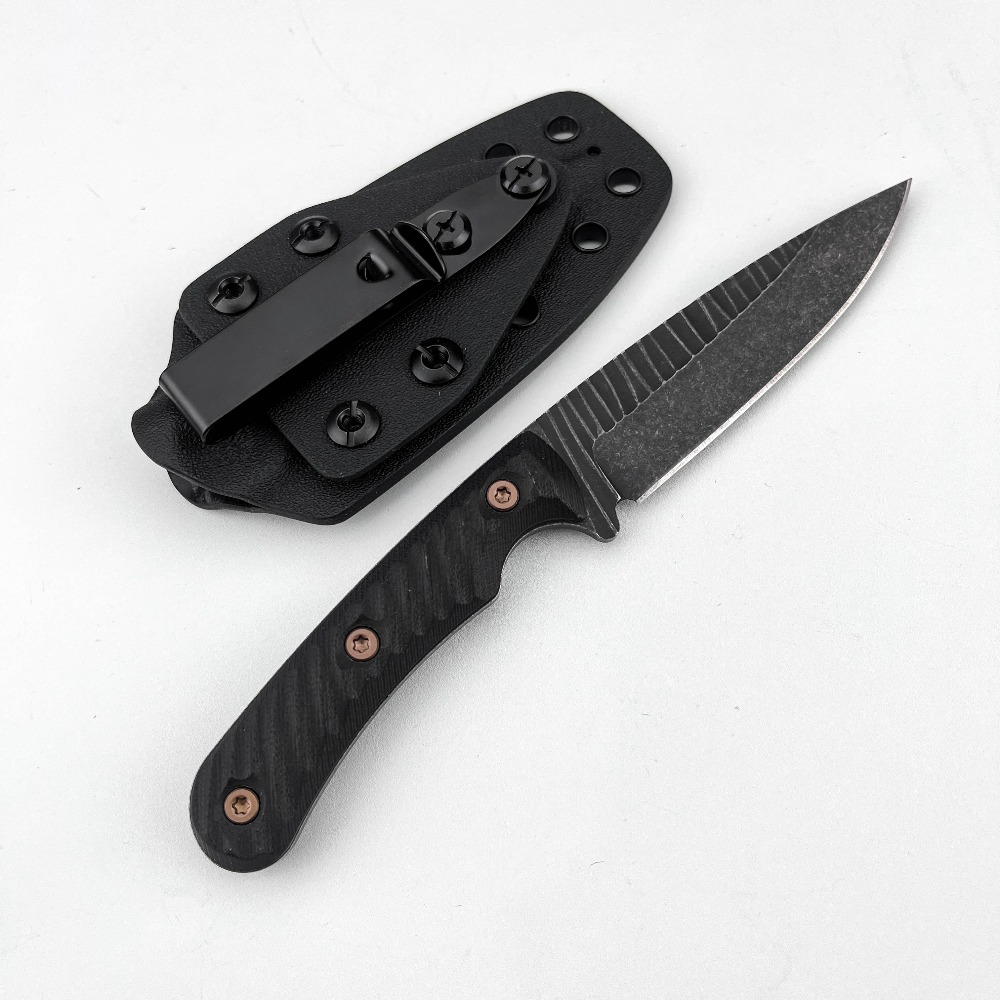Bushcraft Knife Fixed - Tam Tang Bushcraft Bıçağı D2 Çelik