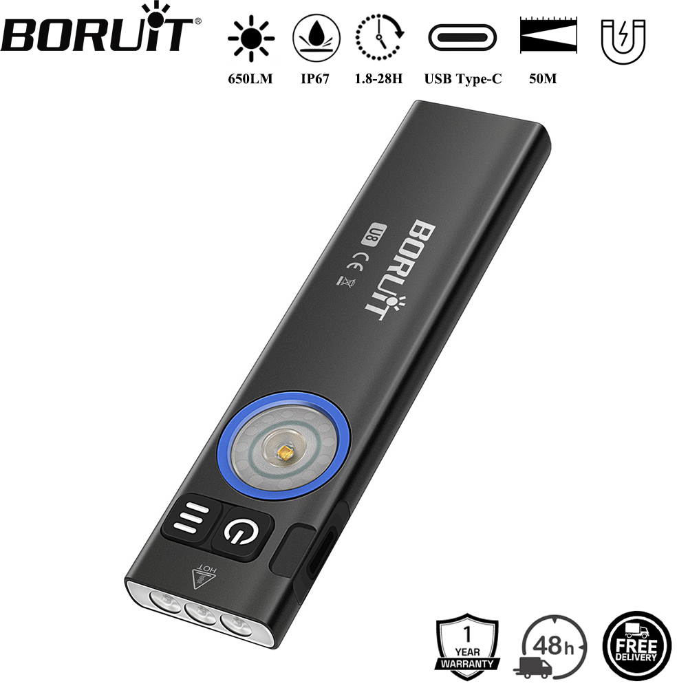 Fishing Kit Compact - BORUiT U8 650LM EDC LED El