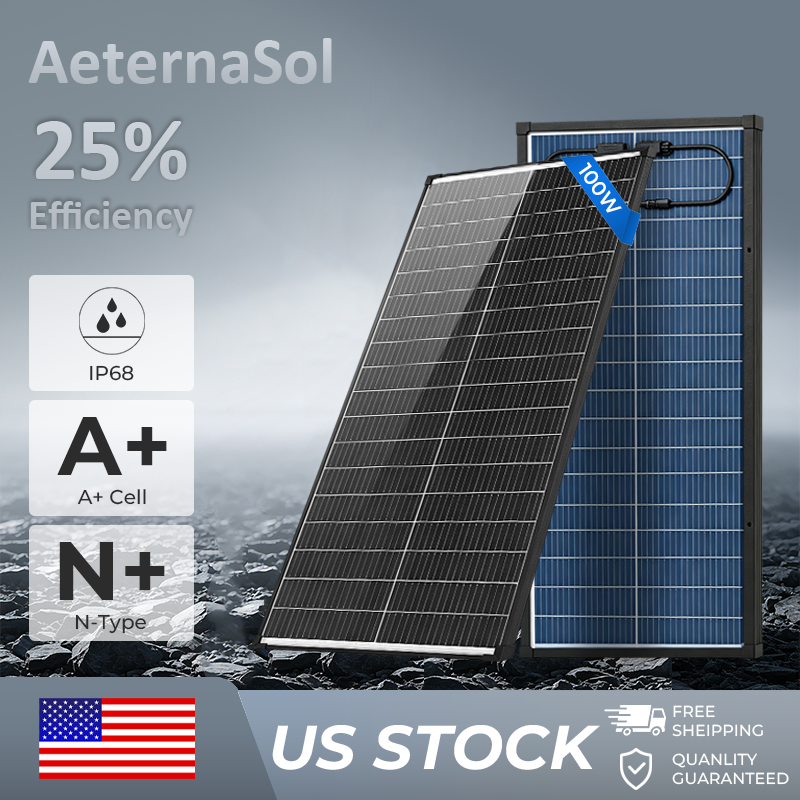 Solar Emergency Charger - (ABD Stokları 2-5 Gün) AeternaSol 100W