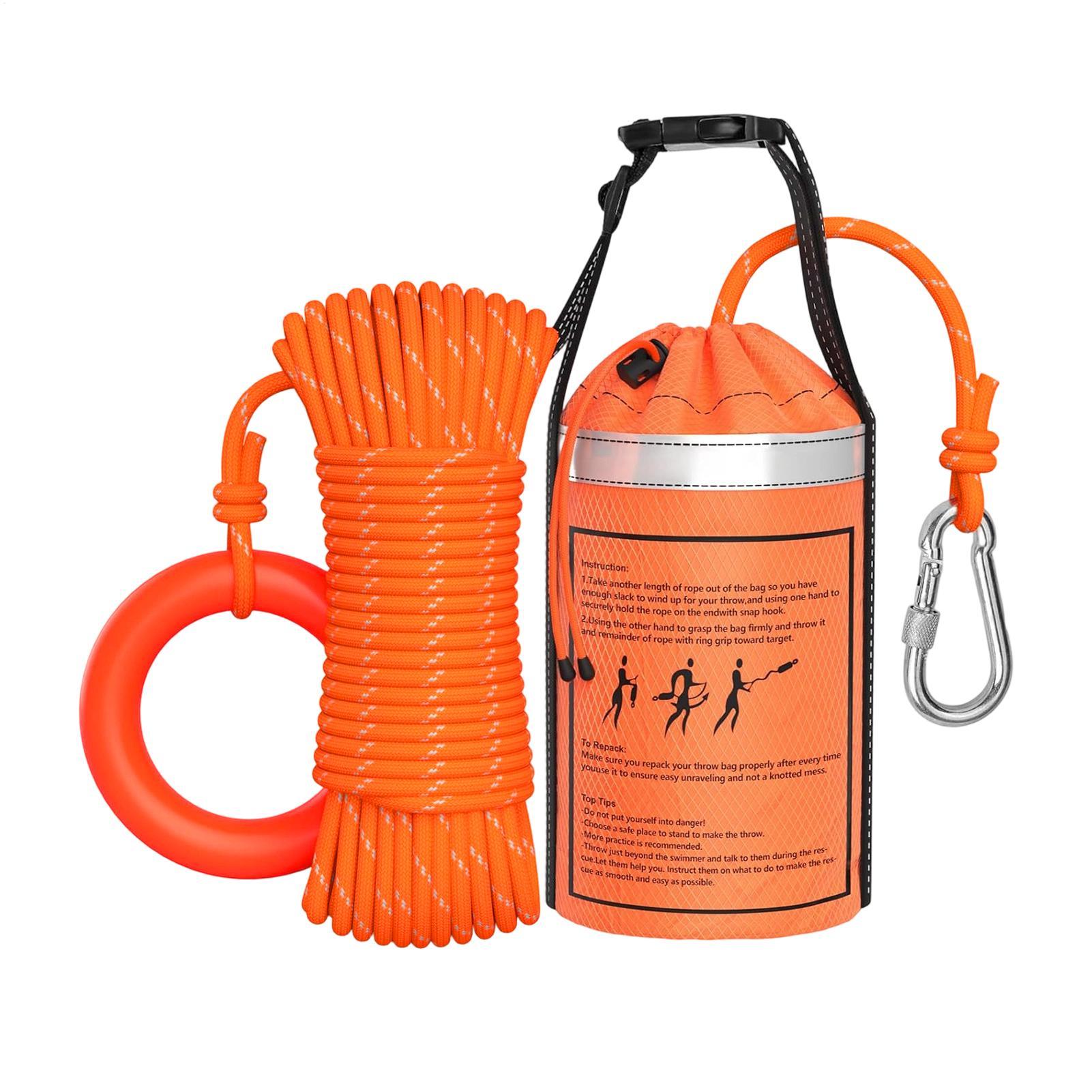 Rescue Rope Throw - Su Kurtarma Atma Çantası Halatlı Göl