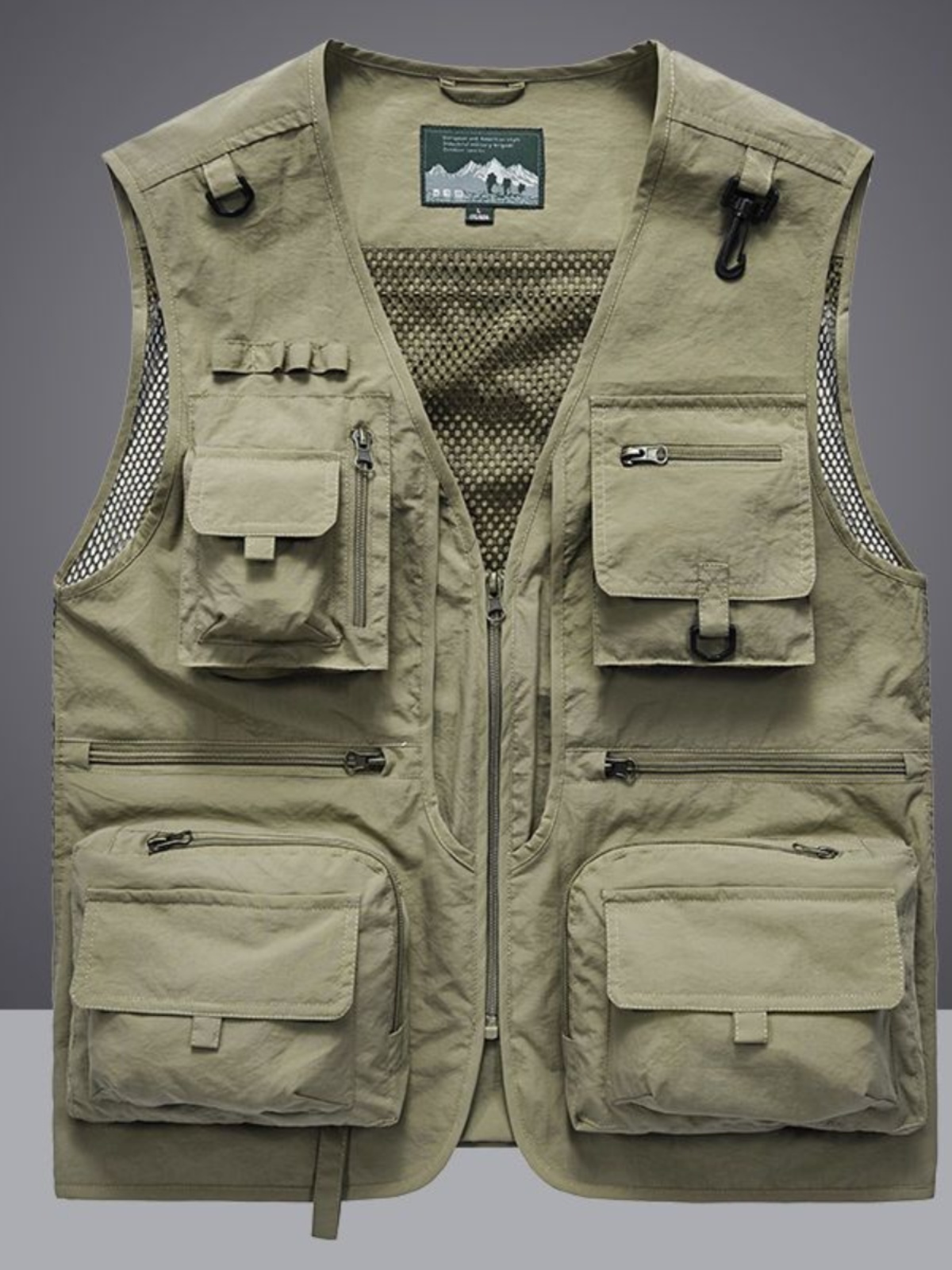 Fishing Kit Compact - Erkekler için Gevşek Kesim Çok Cepli