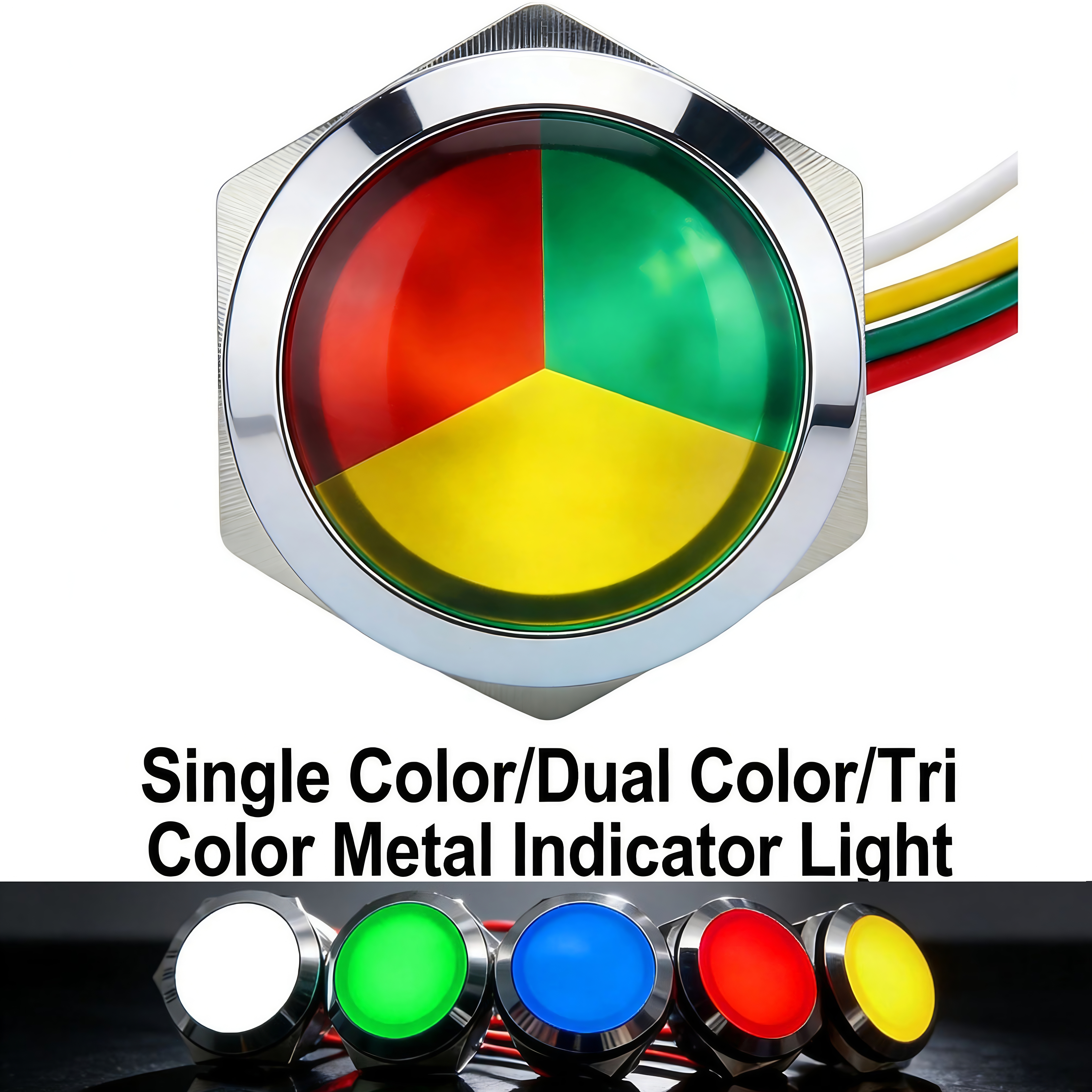 Signal Panel Orange - Metal LED Gösterge Lambası 12mm 16mm