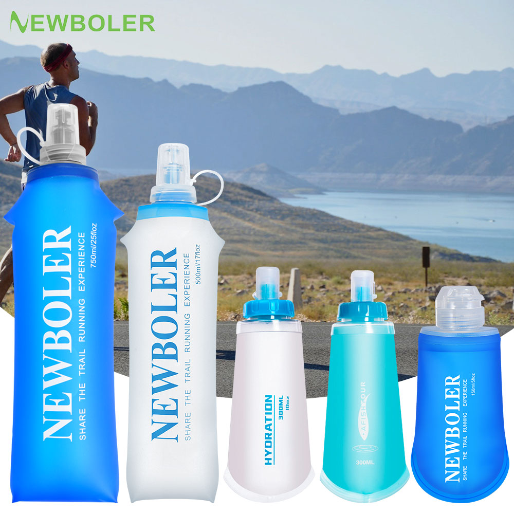 Water Bag Collapsible - 150/250/300/500/750 ml Açık Katlanabilir Silikon Bite