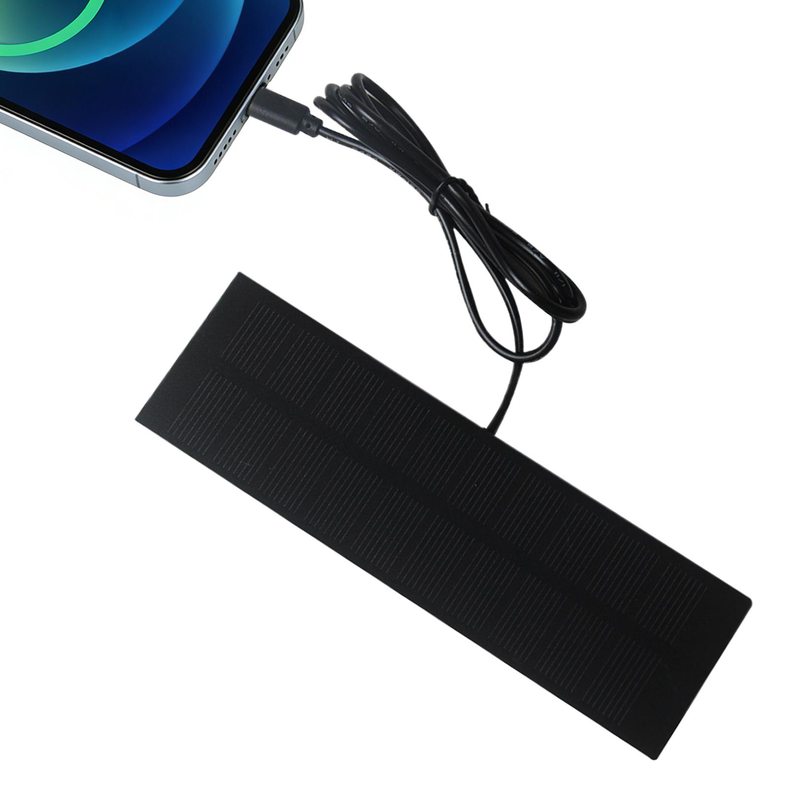 Solar Emergency Charger - 5W 5V Güneş Paneli Şarj Cihazı,