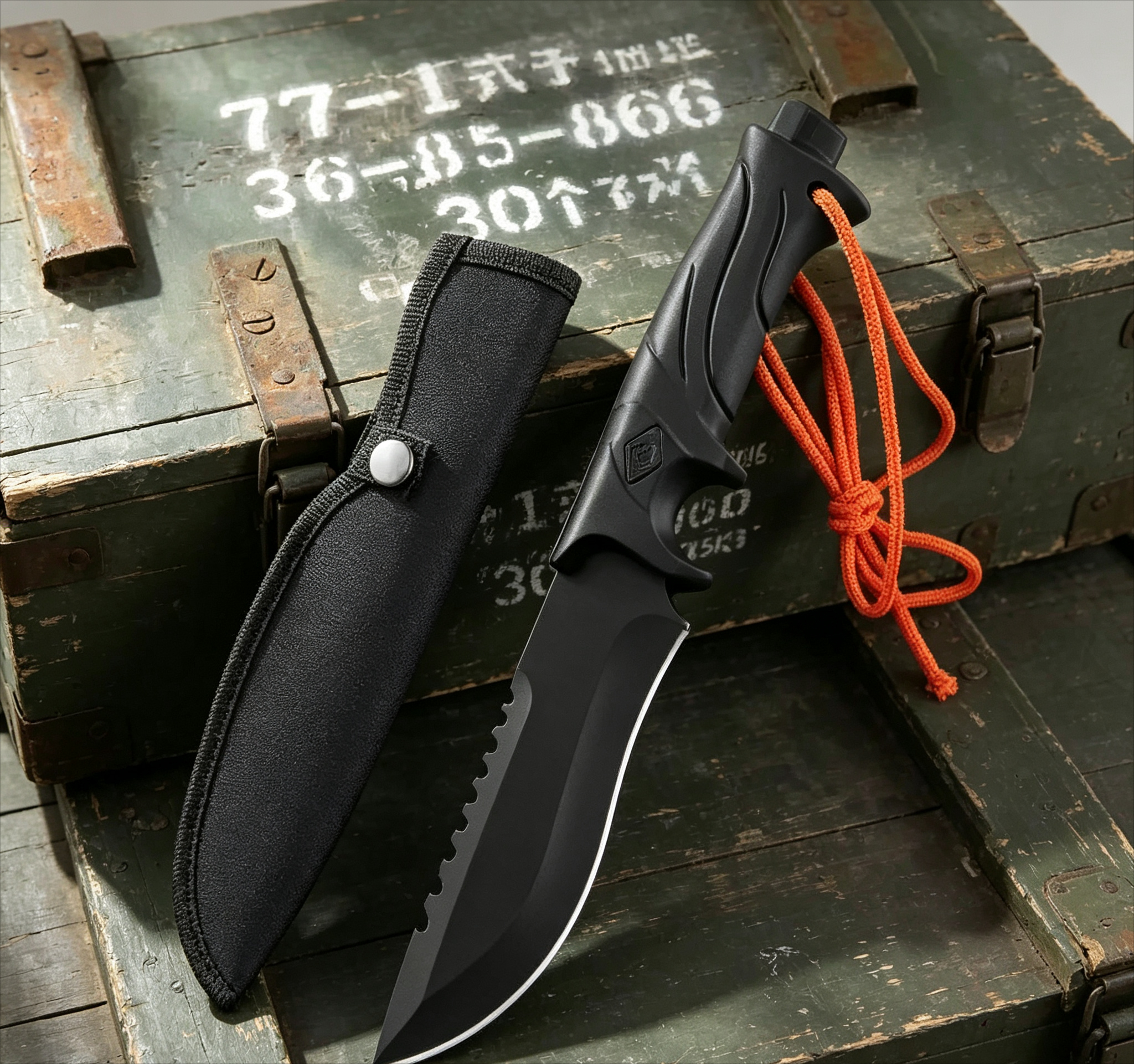 Bushcraft Knife Fixed - Çok Amaçlı Kamp ve Hayatta Kalma