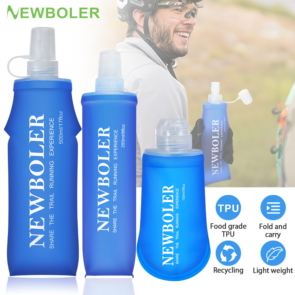 Water Bag Collapsible - NEWBOLER 150ml 250ml 500ml Su Şişesi