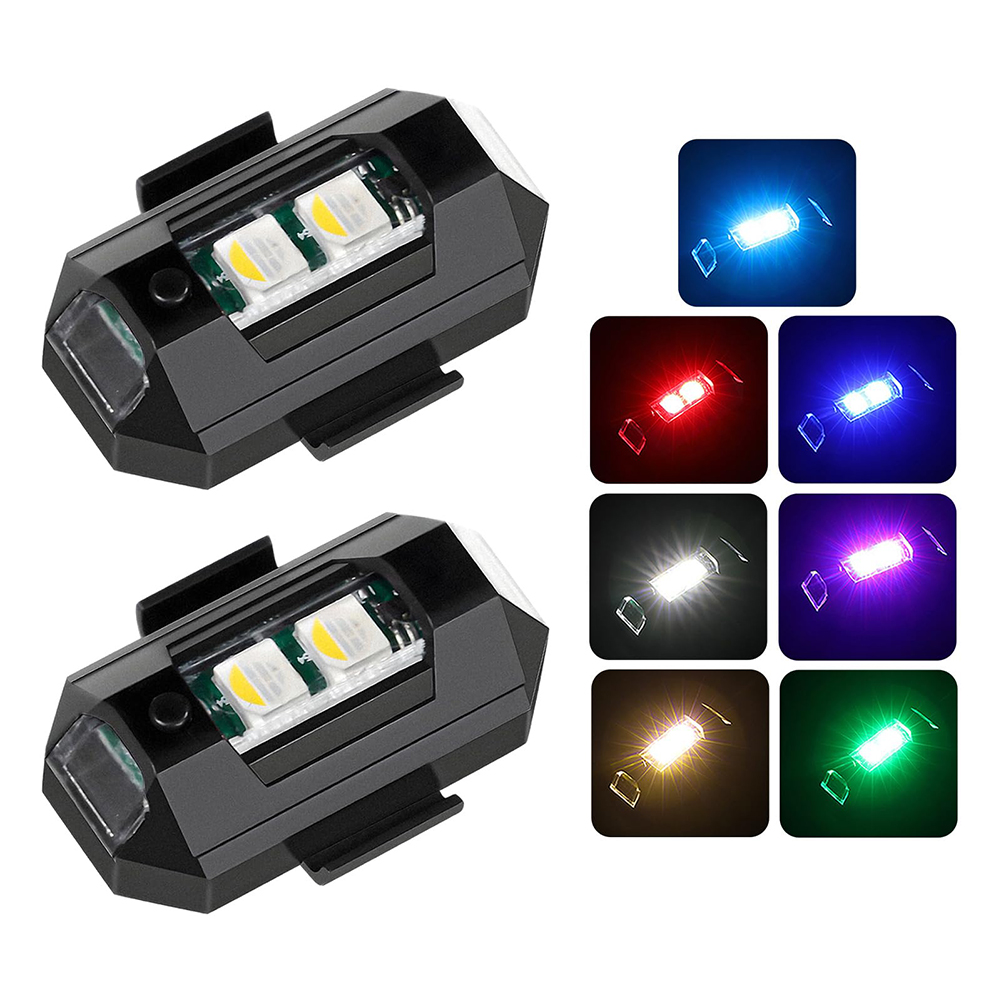 Sos Light Strobe - 2 adet Mini LED çakarlı lamba