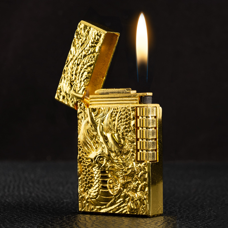 Fire Starting Kit - Ejderha Gazlı Çakmak Taşlama Jetli Gazlı