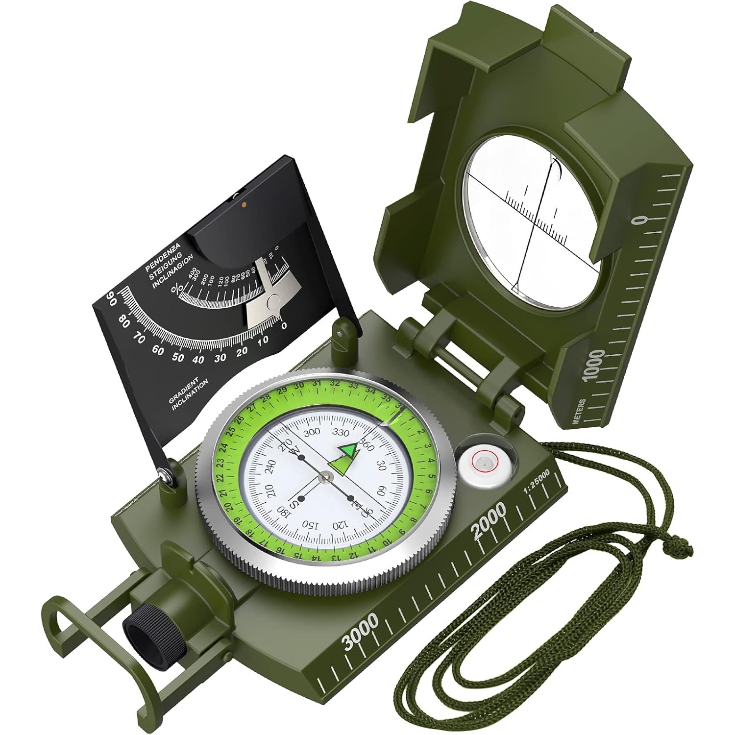 Compass Lensatic - Proster IP65 Pusula - Lensatik Nişan