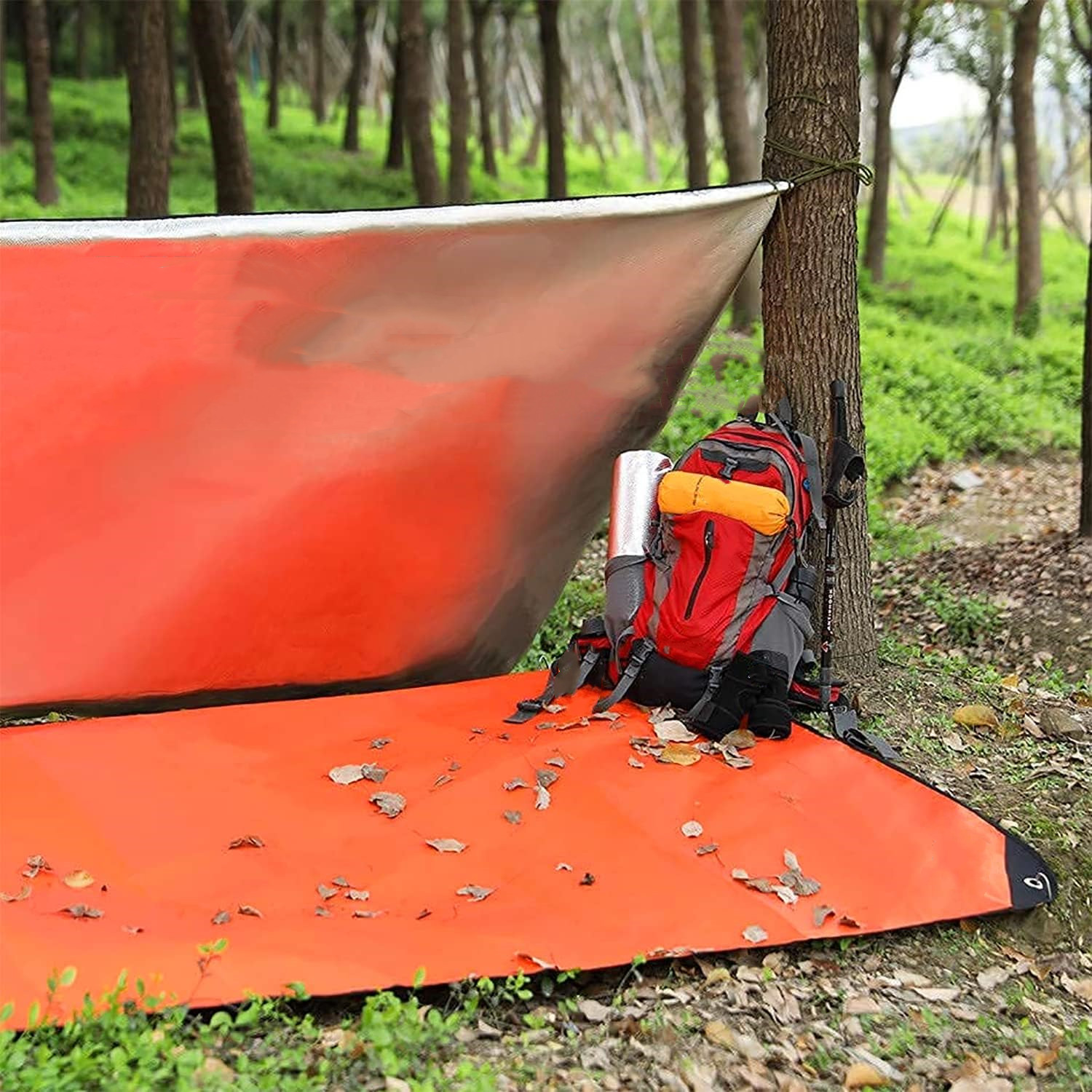 Survival Blanket Reflective - Ağır hayatta kalma battaniyesi yalıtımlı termal