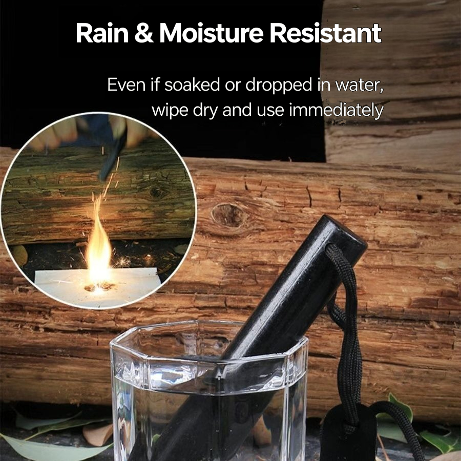 Magnesium Fire Starter - Sağlam Ateş Başlatıcı Magnezyum Çubuk, Çok