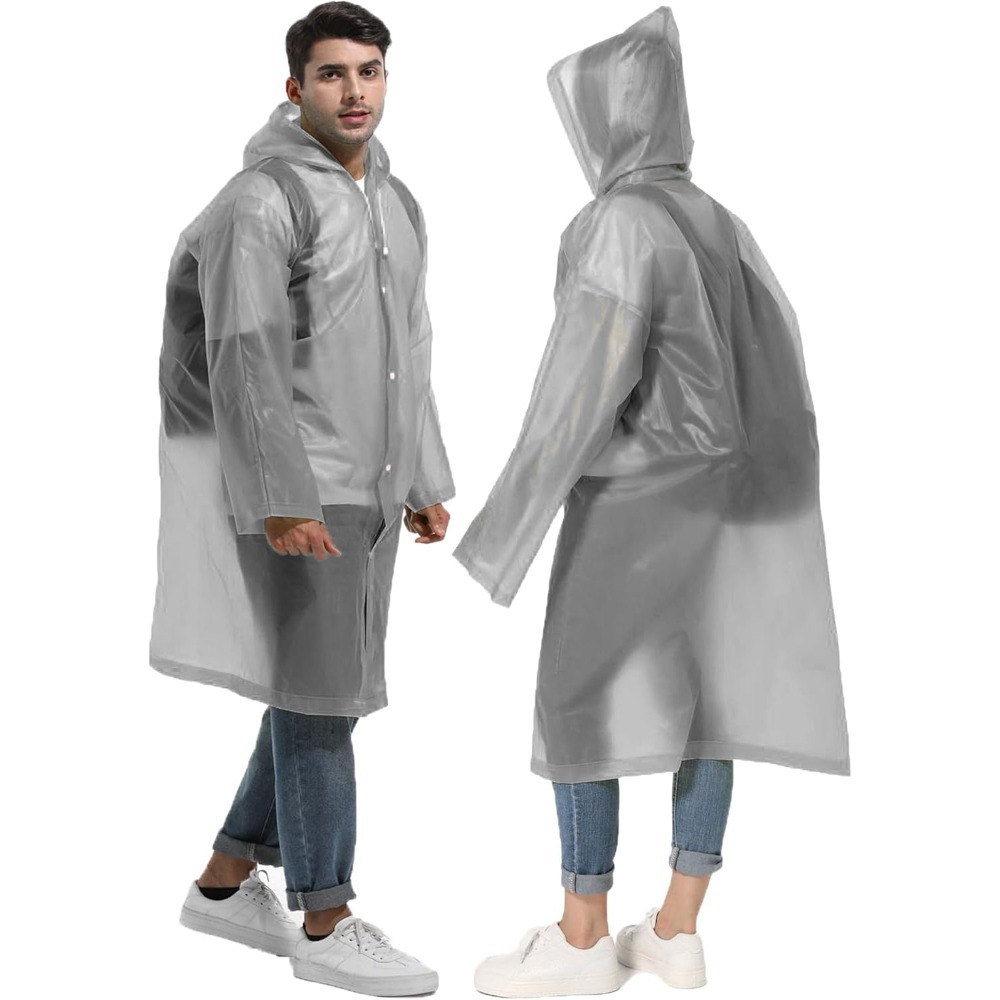 Emergency Poncho Rain - Su geçirmez Yağmurluk Açık Yürüyüş Taşınabilir