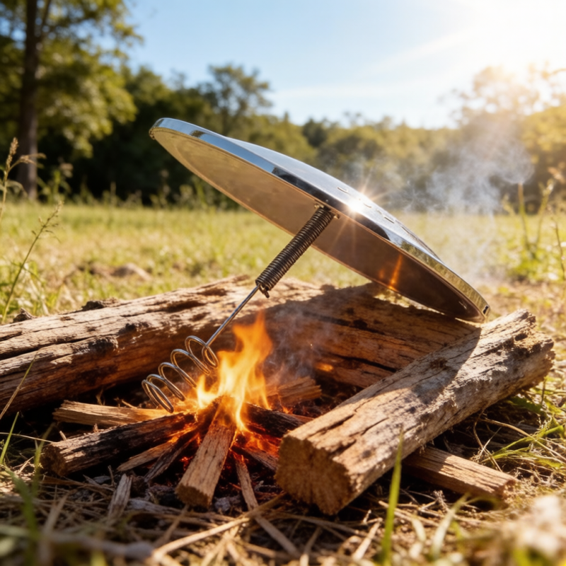 Fire Starting Kit - Güneş Enerjili Çakmak Açık Hava Ateşleyici
