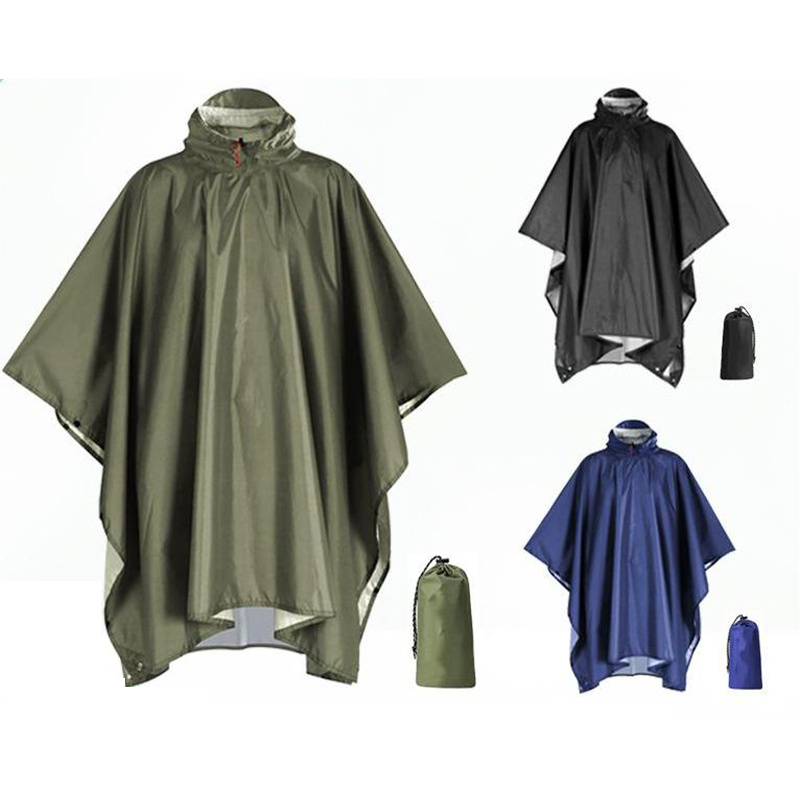 Emergency Poncho Rain - Sırt çantasıyla için ağır yağmur panço