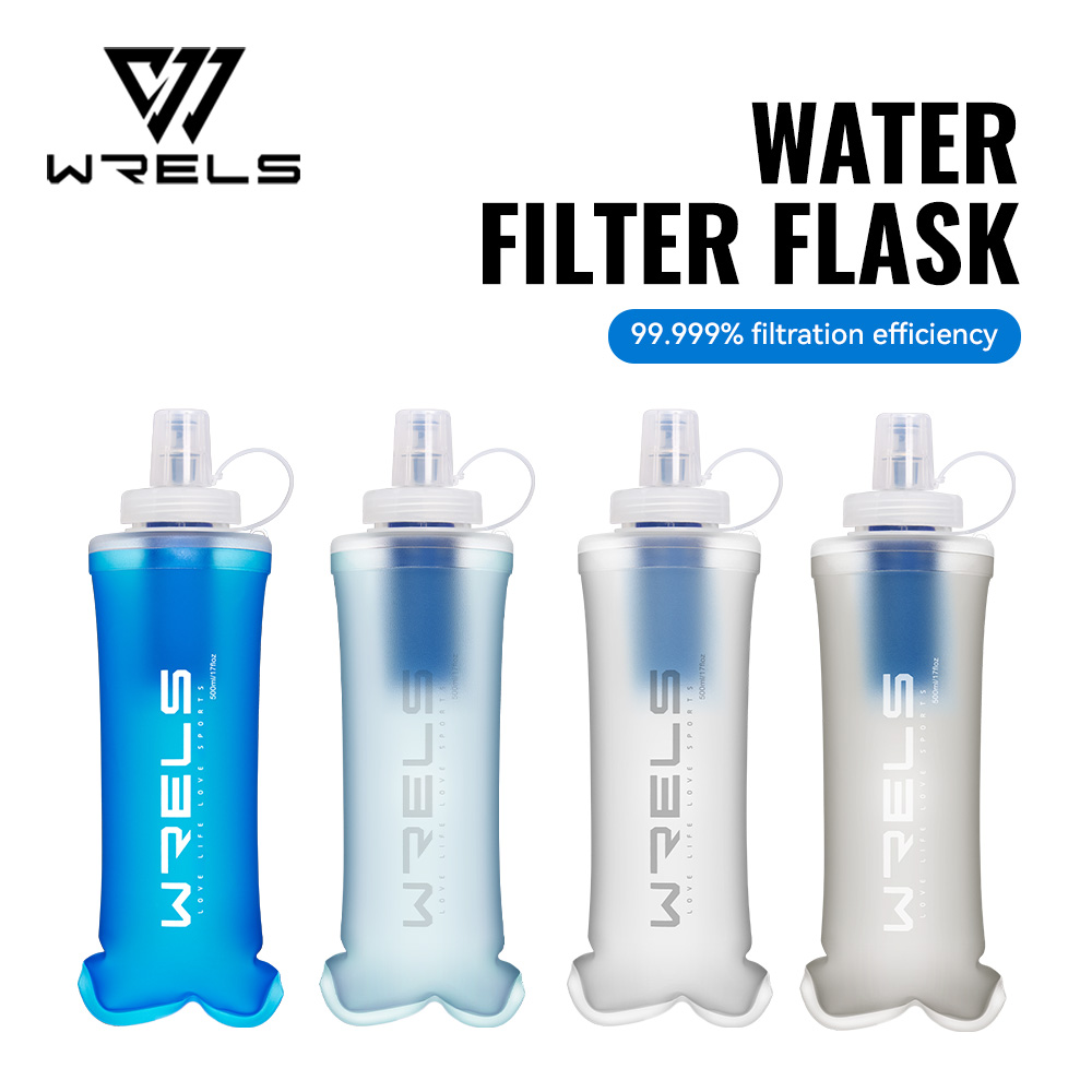 Water Bag Collapsible - WRELS Su Filtreli Şişe Katlanabilir Yumuşak