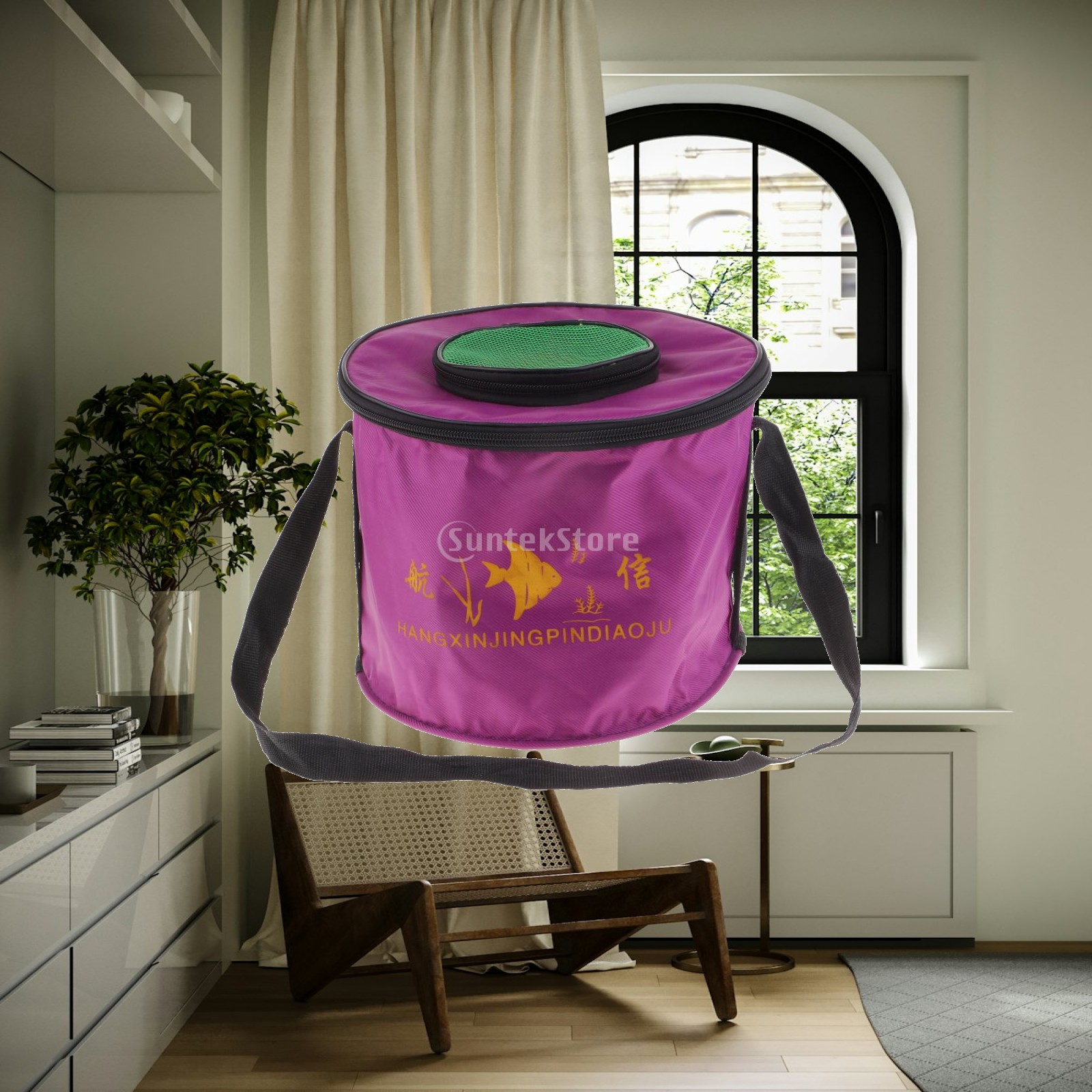 Water Bag Collapsible - Kanvas Katlanabilir Balıkçılık Kovası Taşınabilir Su