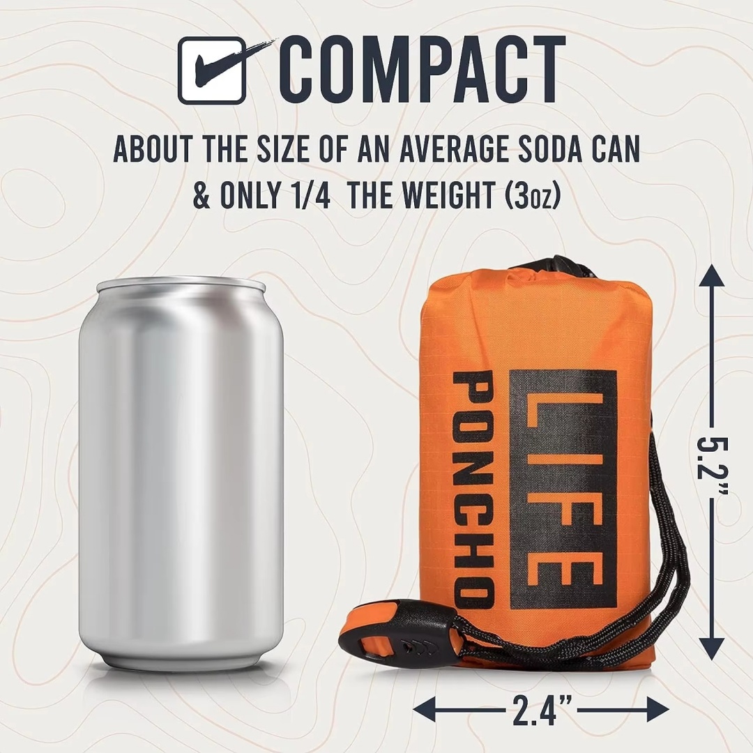 Survival Blanket Reflective - HAYAT panço Acil Hayatta Kalma Yağmur