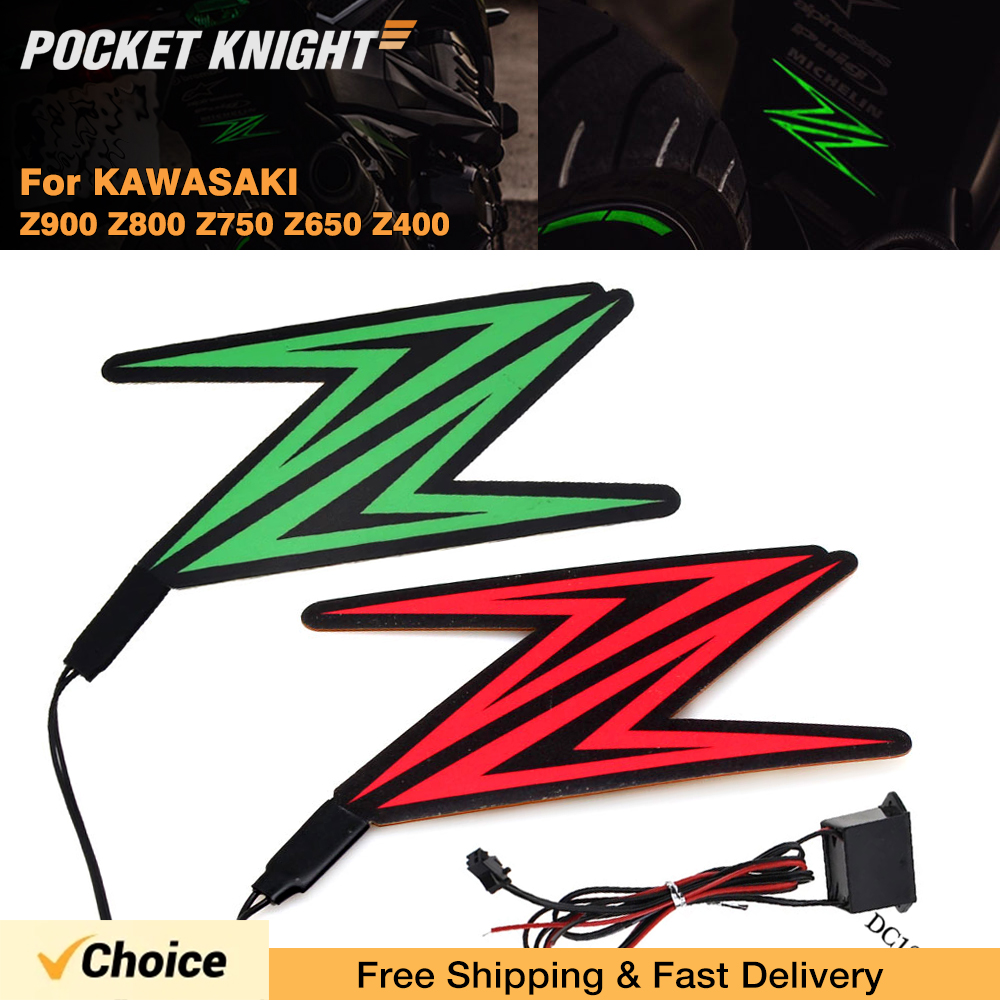 Sos Light Strobe - Z motosiklet LED işık Sticker sinyal