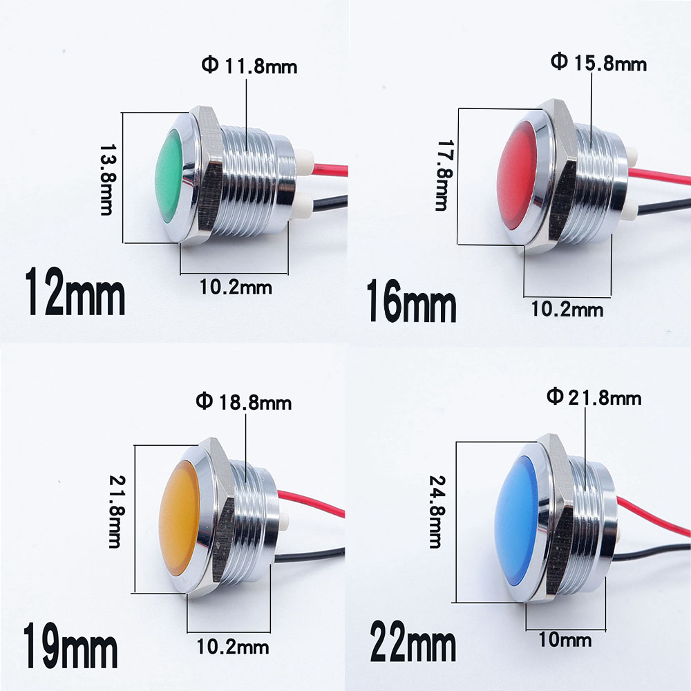 10 adet 12/16/19/22mm Metal LE - Signal Panel Orange incelemesi ve fiyatı