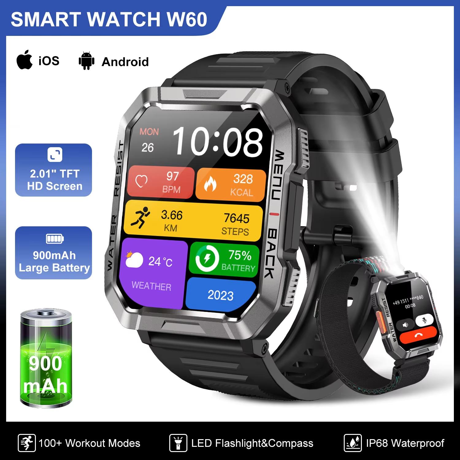 Blackview W60 Su Geçirmez Akıl - Compass Lensatic incelemesi ve fiyatı