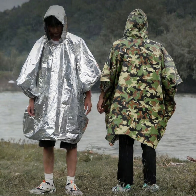 1 adet/2 adet/4 adet acil duru - Emergency Poncho Rain incelemesi ve fiyatı