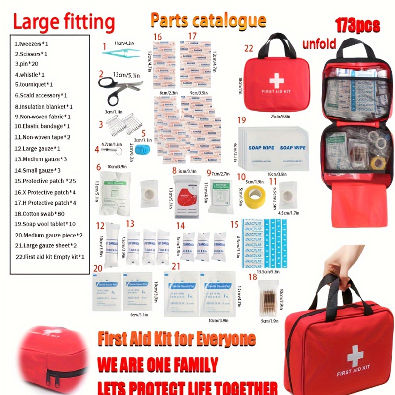 173 Adet İlk Yardım Çantası Ta - Bivy Bag Emergency incelemesi ve fiyatı