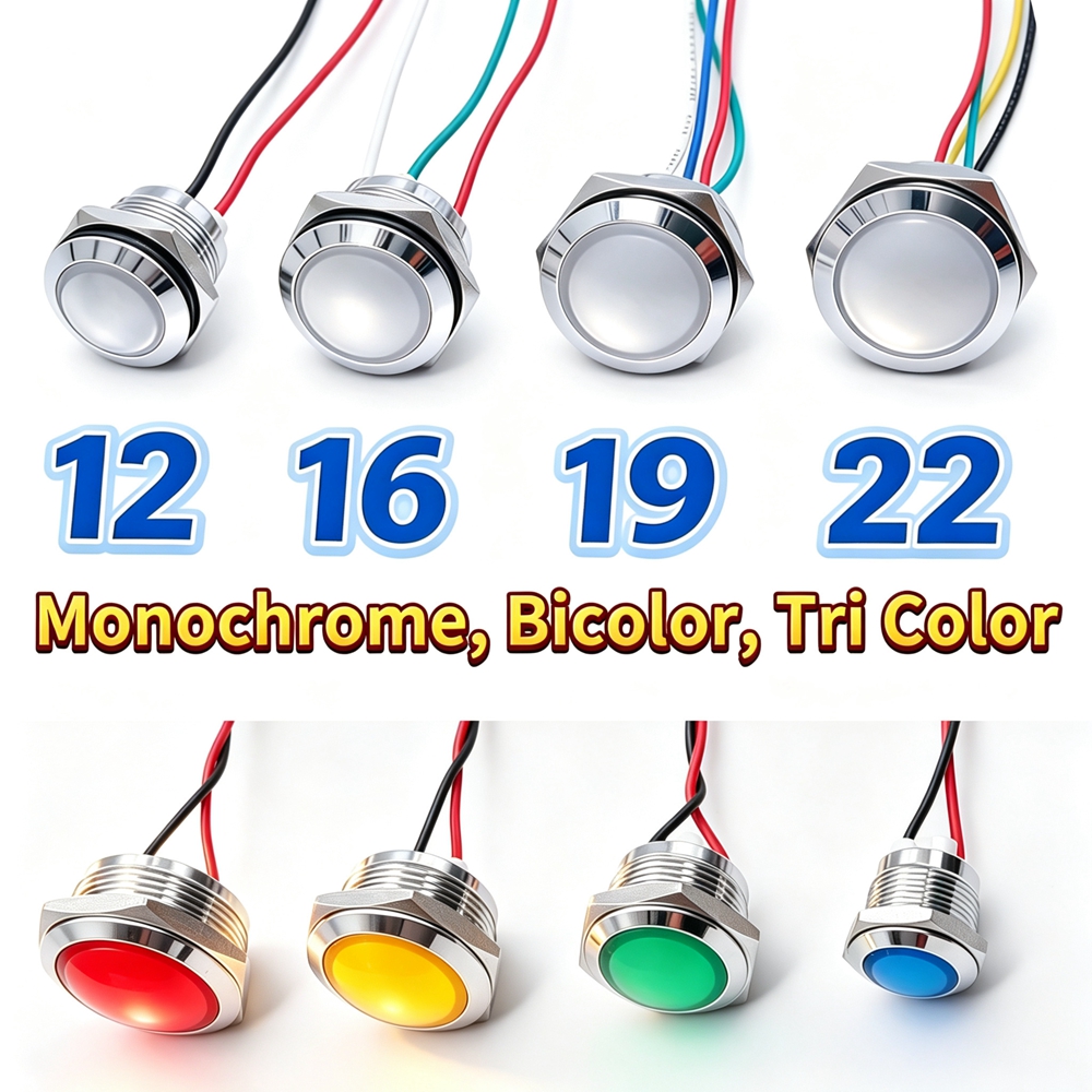 12mm 16mm 19mm 22mm Metal LED  - Signal Panel Orange incelemesi ve fiyatı