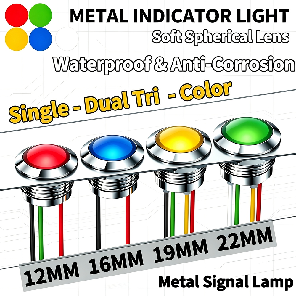 Metal LED Gösterge Lambası 12m - Signal Panel Orange incelemesi ve fiyatı