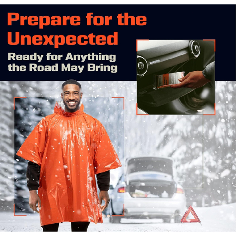 Mylar Battaniye Astarlı Taşına - Emergency Poncho Rain incelemesi ve fiyatı