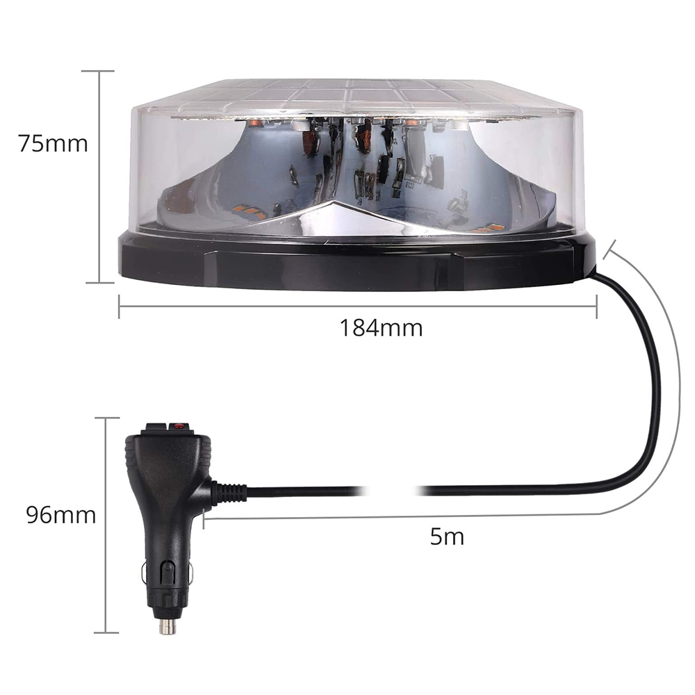 Sarı 24 LED'li Araç Tavanı Man - Sos Light Strobe incelemesi ve fiyatı
