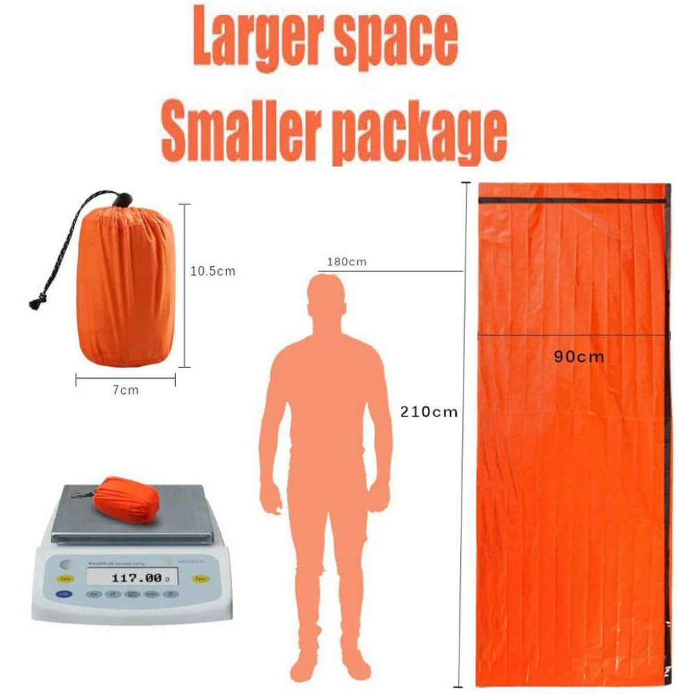Su geçirmez Yeniden Kullanılab - Emergency Mylar Tent incelemesi ve fiyatı
