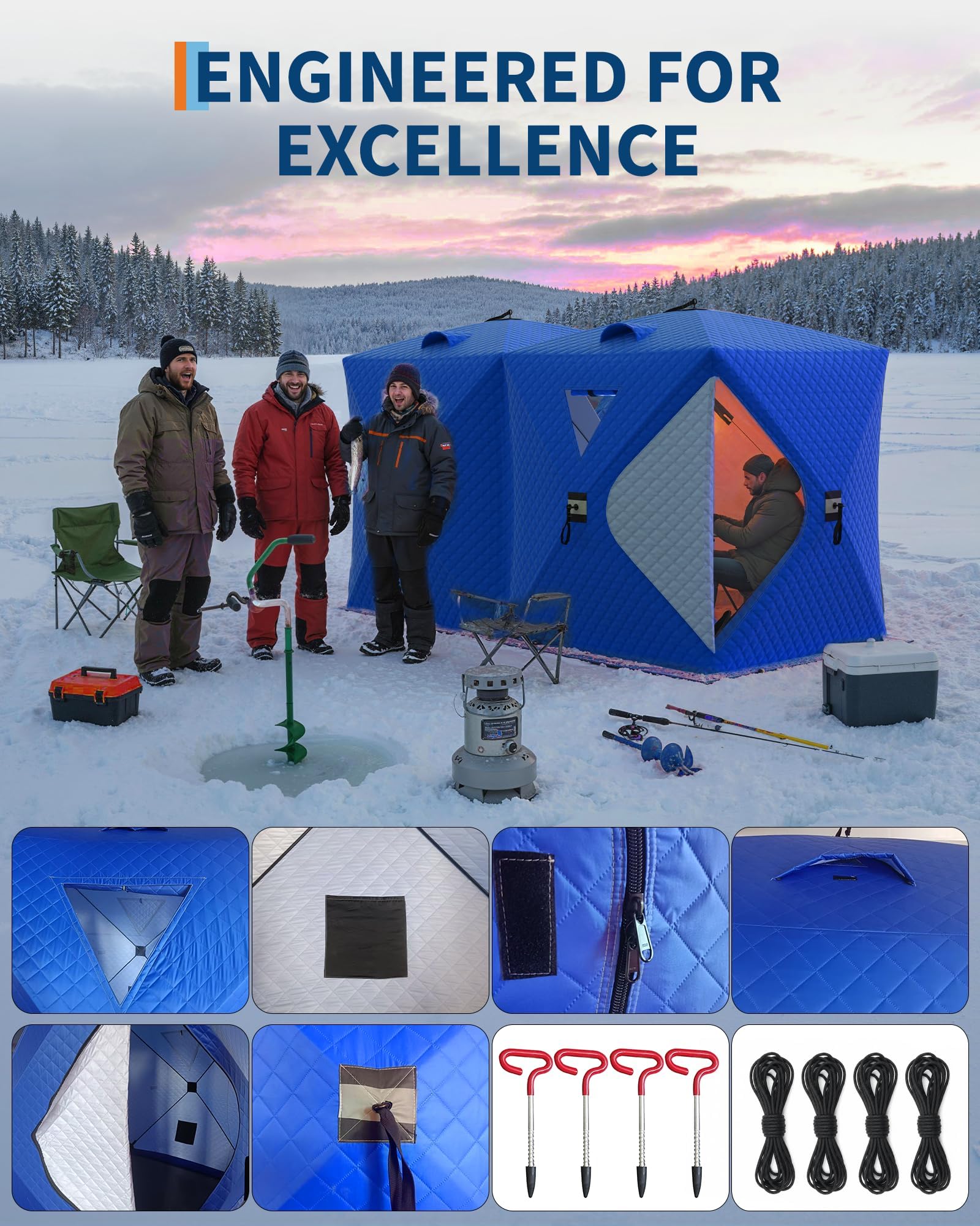 Açılır Kapanır Buz Balıkçılığı - Emergency Mylar Tent incelemesi ve fiyatı