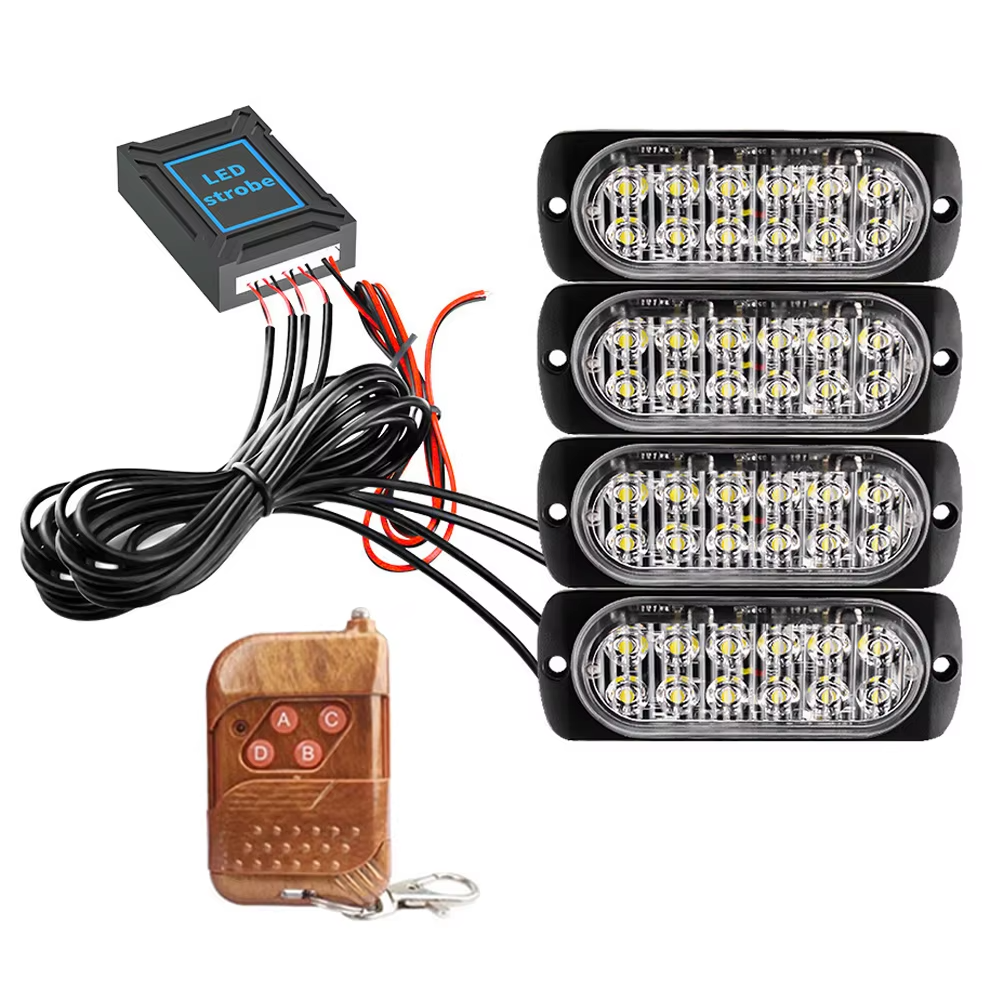 4x12 LED Uzaktan Kumandalı Ara - Sos Light Strobe incelemesi ve fiyatı