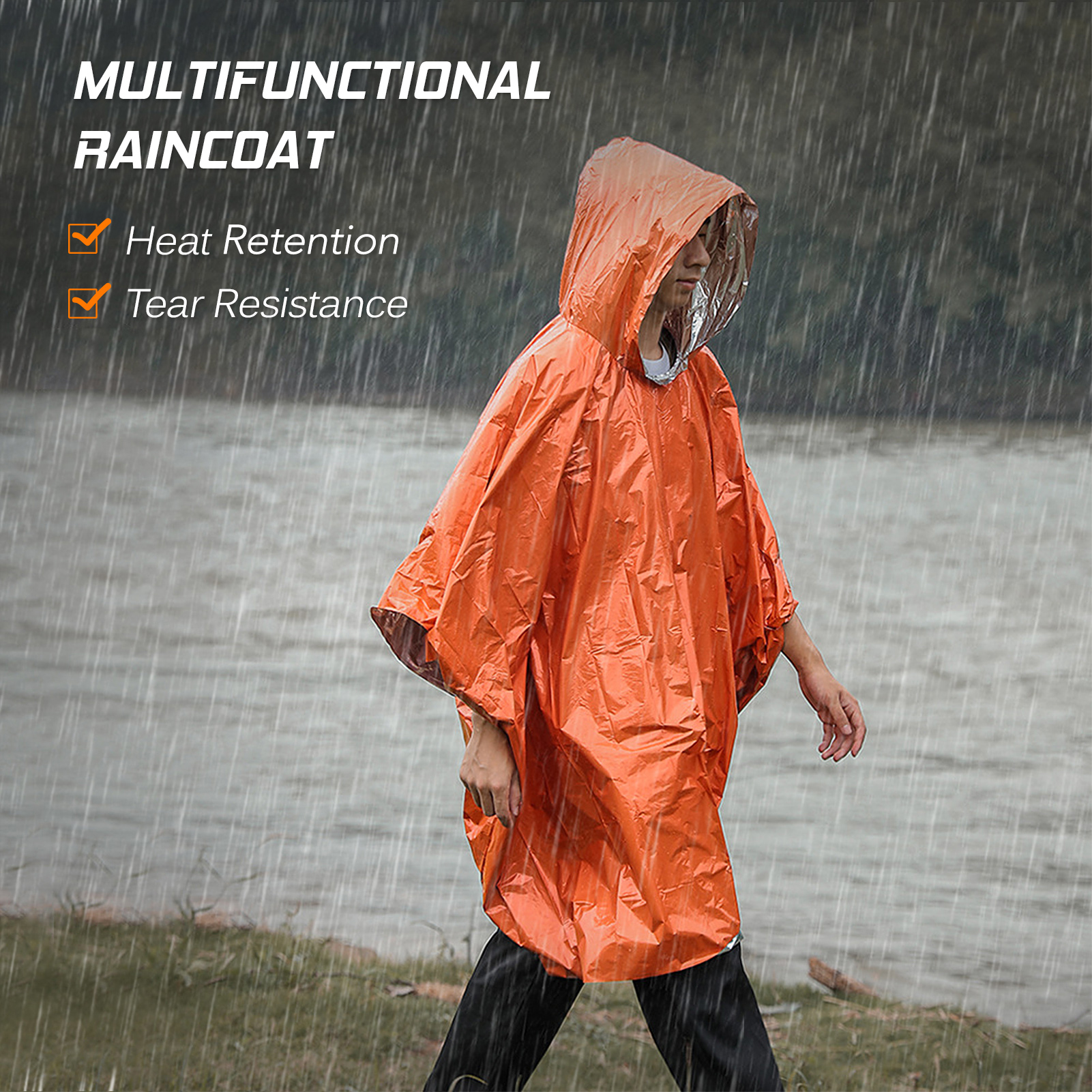 Acil Yağmur Panço Termal Batta - Emergency Poncho Rain incelemesi ve fiyatı
