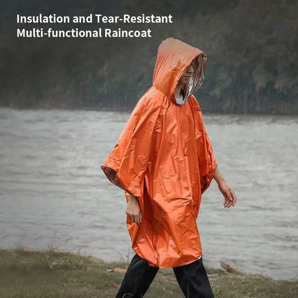 Alüminyum Kaplamalı Kapüşonlu  - Emergency Poncho Rain incelemesi ve fiyatı