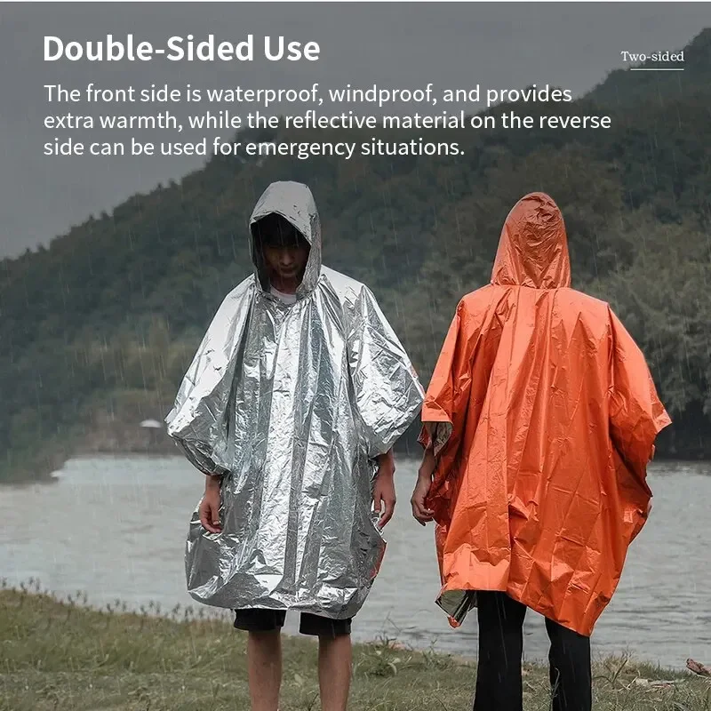 Alüminyum Kaplamalı Kapüşonlu  - Emergency Poncho Rain incelemesi ve fiyatı