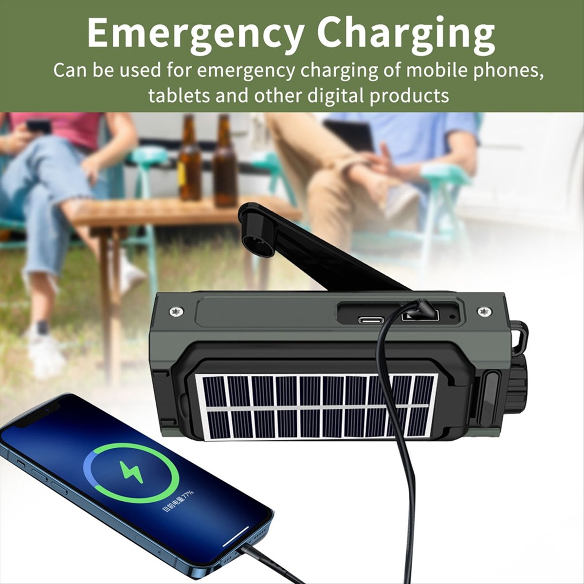 A26Z Taşınabilir Güneş Enerjil - Solar Emergency Charger incelemesi ve fiyatı