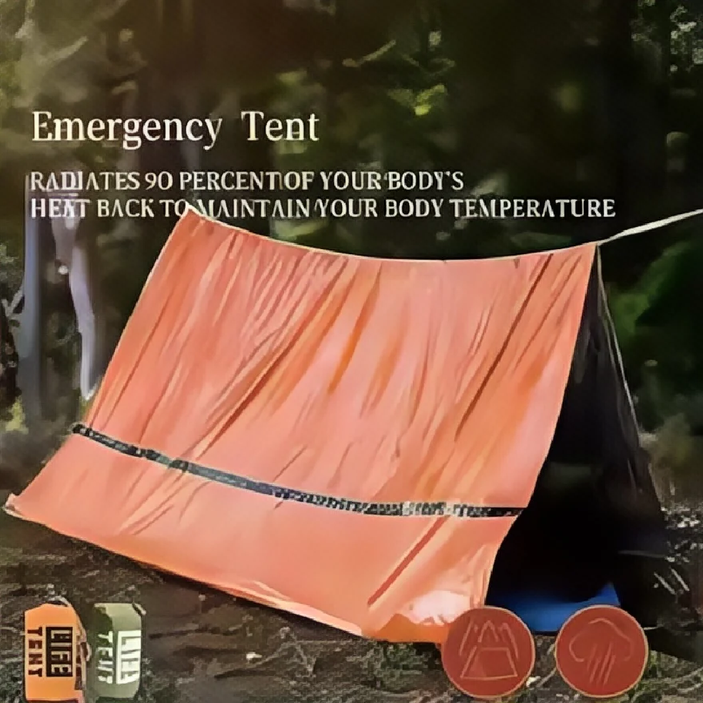 2 Kişilik Acil Durum Hayatta K - Emergency Mylar Tent incelemesi ve fiyatı