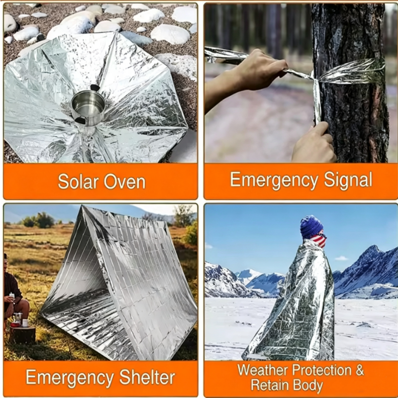 Çok Amaçlı Rüzgar Geçirmez Su  - Survival Blanket Reflective incelemesi ve fiyatı