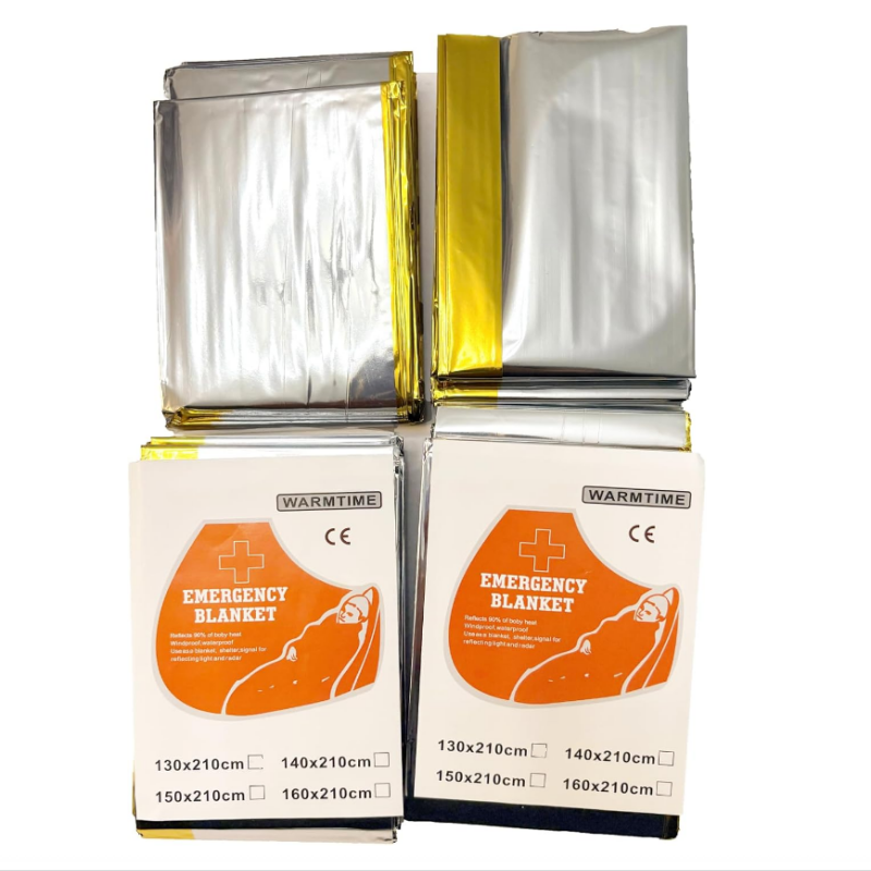 4 Paket Altın Gümüş Mylar Acil - Survival Blanket Reflective incelemesi ve fiyatı