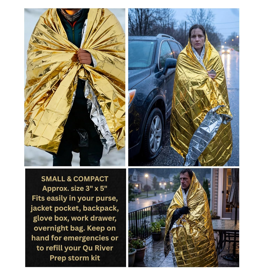 4 Paket Altın Gümüş Mylar Acil - Survival Blanket Reflective incelemesi ve fiyatı