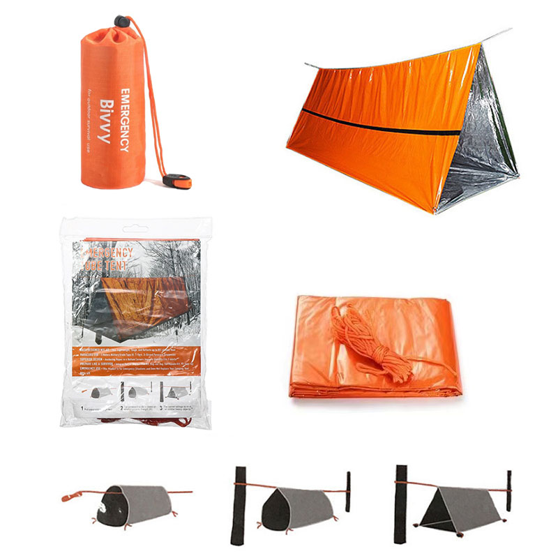 2 kişi Acil Barınak Bivy hayat - Emergency Mylar Tent incelemesi ve fiyatı