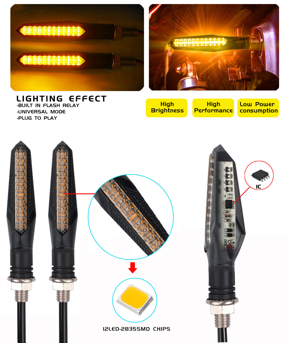 4 adet 12V motosiklet LED dönü - Sos Light Strobe incelemesi ve fiyatı
