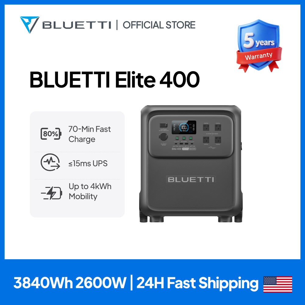 BLUETTI Elite 400 2600W 3840Wh - Solar Emergency Charger incelemesi ve fiyatı