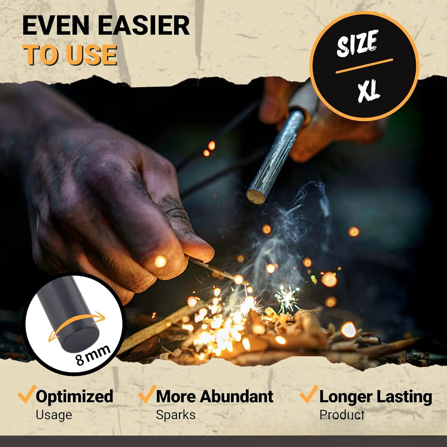 Taşınabilir Açık Hava Çakmak v - Magnesium Fire Starter incelemesi ve fiyatı